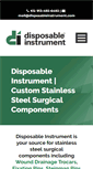 Mobile Screenshot of disposableinstrument.com